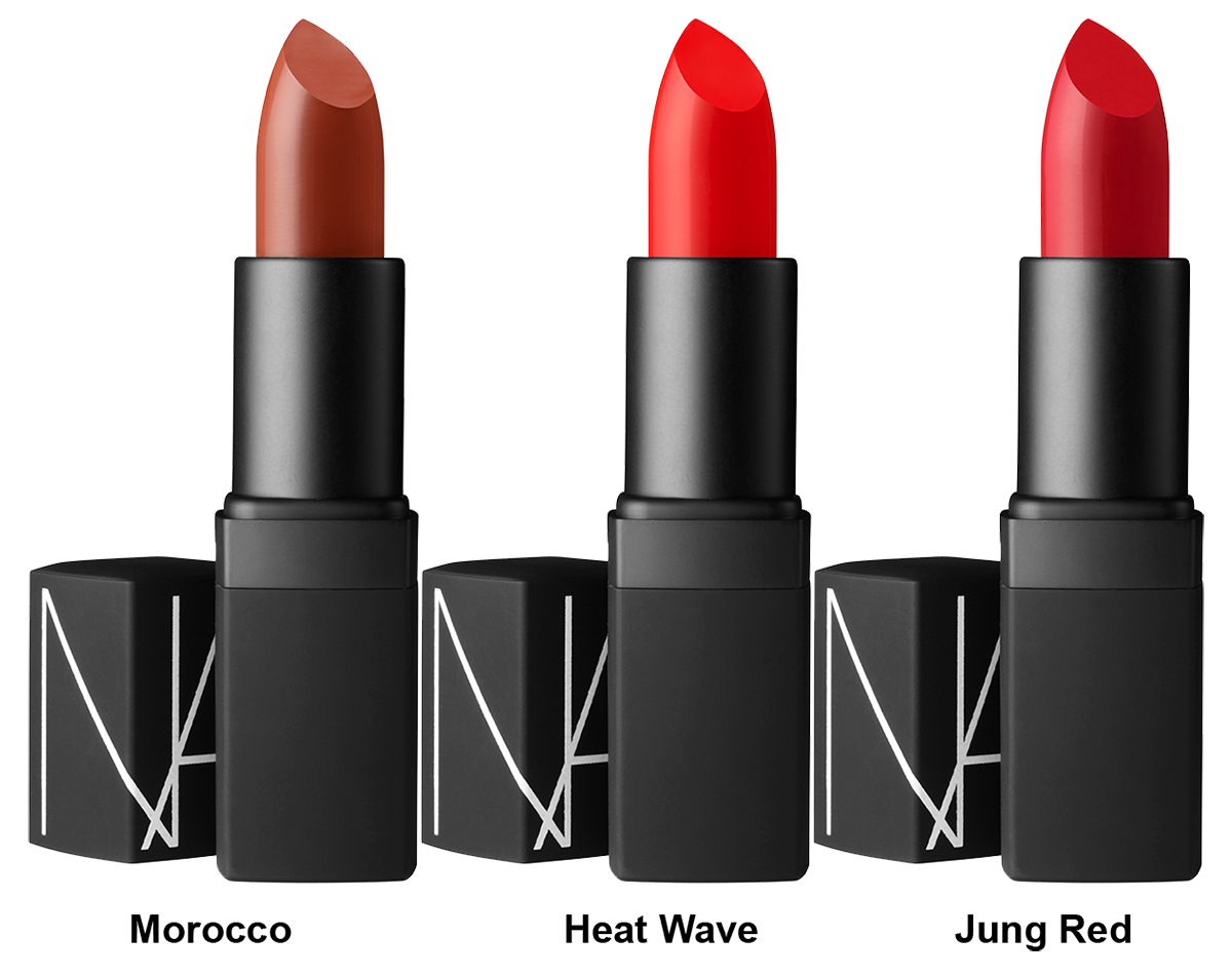 Son Môi Đẹp Nars Semi Matte Lipstick màu Morocco , Heat Wave , Jung Red
